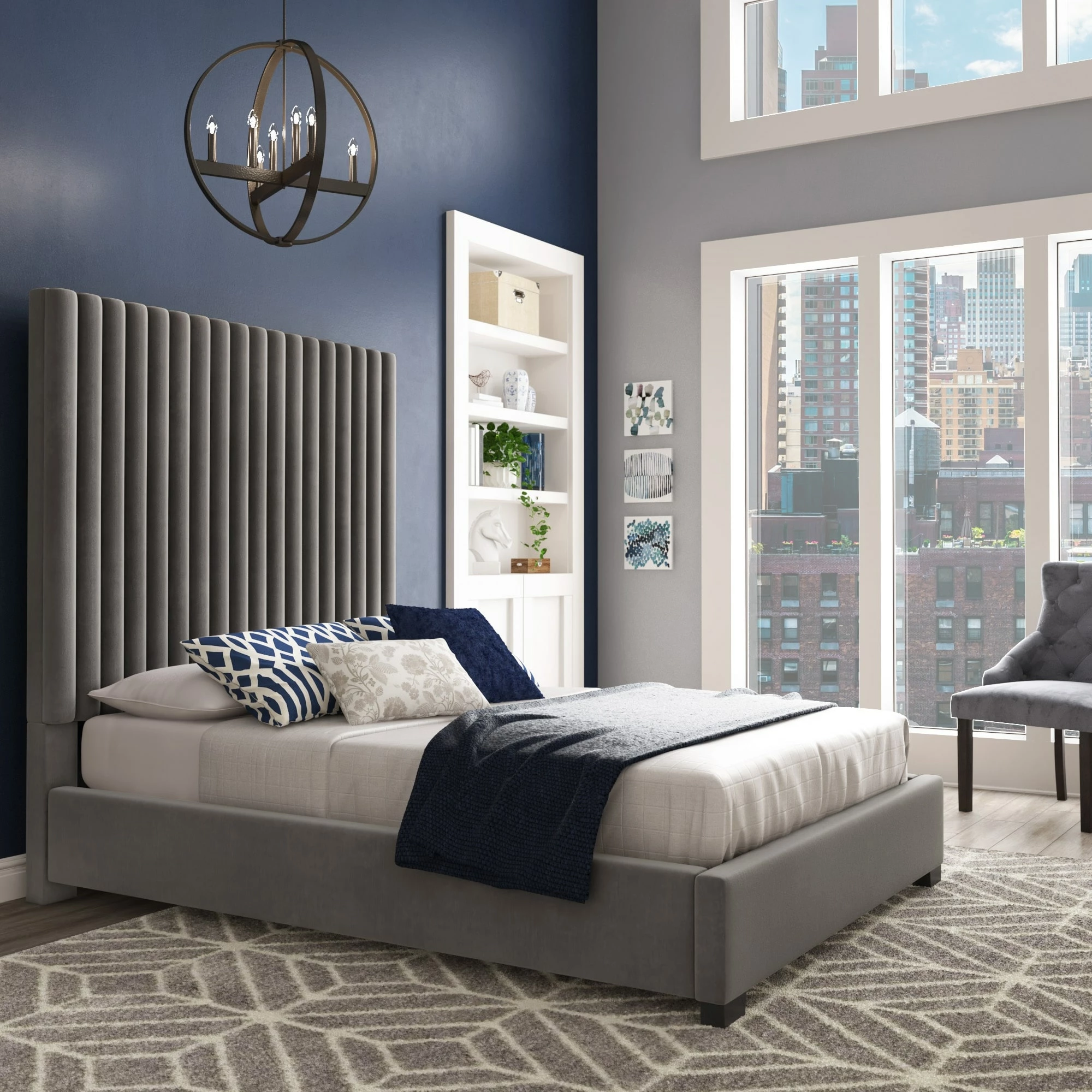 Top 10 💯 Aart Tufted Solid Wood And Upholstered Platform Bed By INSPIRE Q Bold 🎉 - Image 2