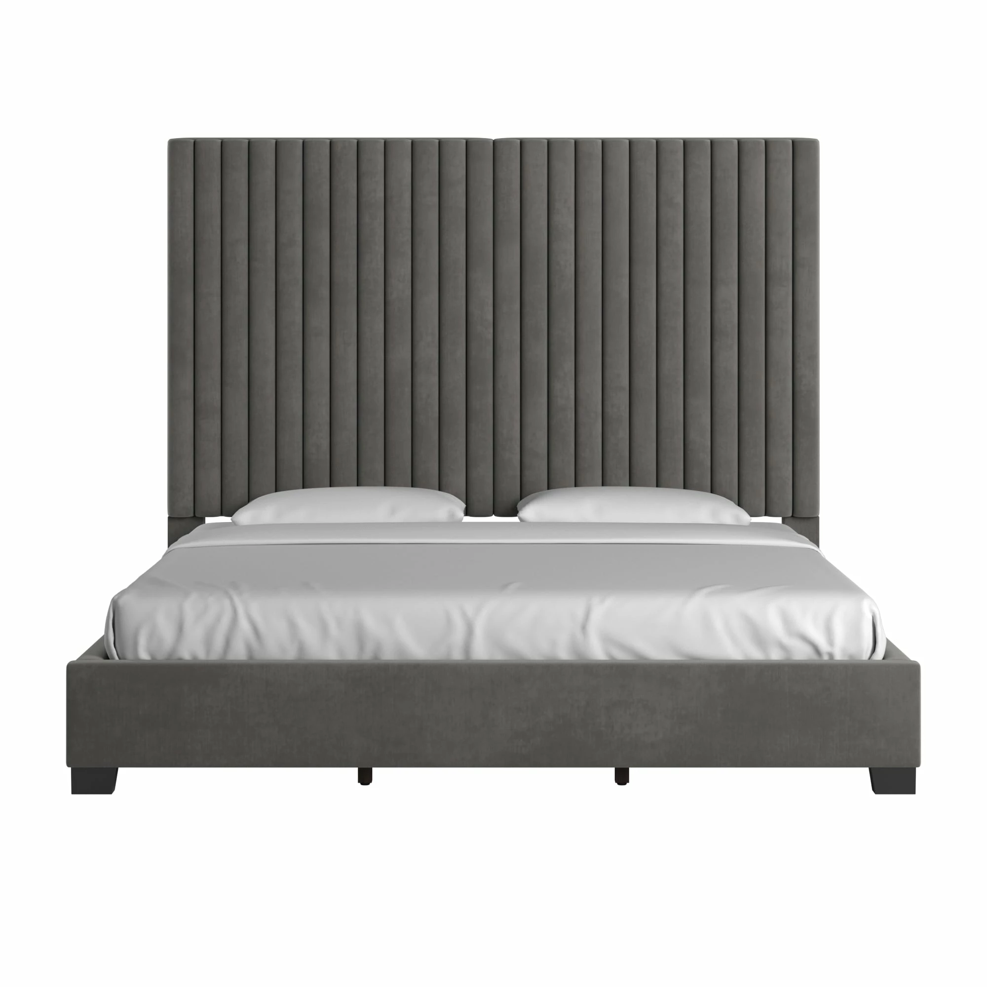 Top 10 💯 Aart Tufted Solid Wood And Upholstered Platform Bed By INSPIRE Q Bold 🎉 - Image 14