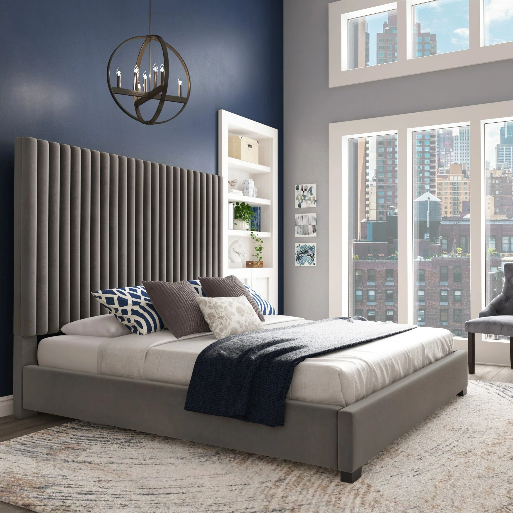 Top 10 💯 Aart Tufted Solid Wood And Upholstered Platform Bed By INSPIRE Q Bold 🎉