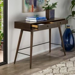 Promo ⌛ Aksel Wood 2-Drawer Sofa Table TV Stand By INSPIRE Q Modern Dark Walnut 🌟 18 Promo ⌛ Aksel Wood 2-Drawer Sofa Table TV Stand By INSPIRE Q Modern Dark Walnut 🌟 -iNSPIRE Q shop Aksel Wood 2 Drawer Sofa Table TV Stand iNSPIRE Q Modern 1