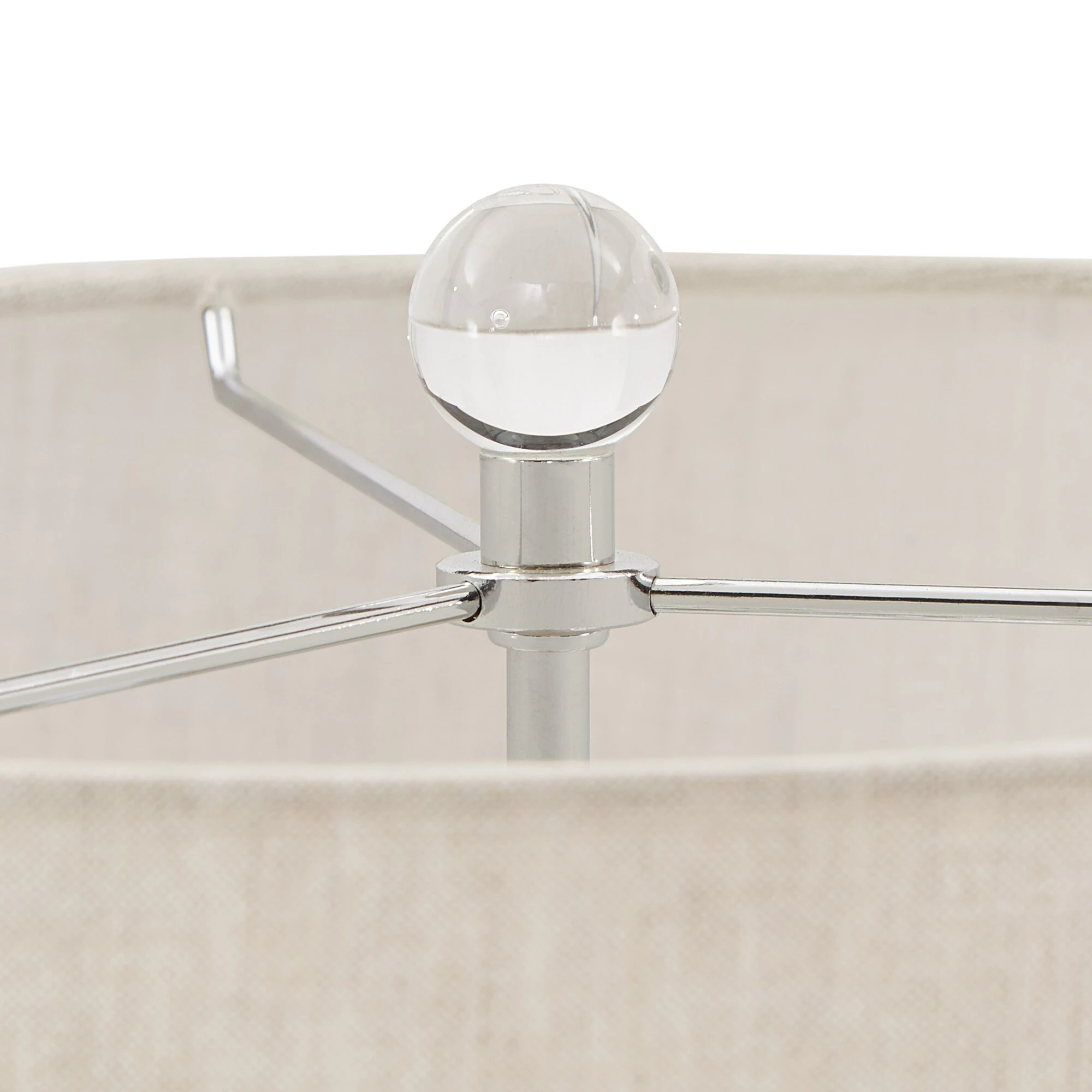 Promo 😉 Alric Glass Orb 2-light Accent Floor Lamp By INSPIRE Q Classic 🔥 - Image 4