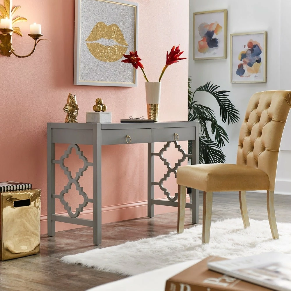 Brand new 🎁 Andi 2-Drawer Writing Desk By INSPIRE Q Classic Espresso 🔔 - Image 2