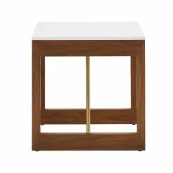 Deals 🎁 Archer Two-Tone High Gloss White And Walnut End Table By INSPIRE Q Modern 🤩 11 Deals 🎁 Archer Two-Tone High Gloss White And Walnut End Table By INSPIRE Q Modern 🤩 -iNSPIRE Q shop Archer Two Tone High Gloss White and Walnut Finish Table by iNSPIRE Q Modern 10