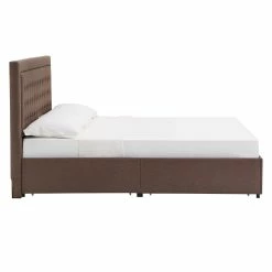 Best Sale 💯 Arlert Tufted Linen Headboard Storage Platform Bed By INSPIRE Q Classic 🎉 -iNSPIRE Q shop Arlert Tufted Linen Headboard Storage Platform Bed by iNSPIRE Q Classic 12