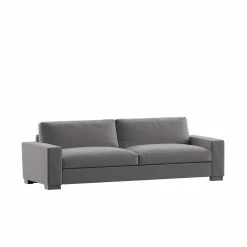 Cheap 🎁 Ashton Double Sided Down-Feather Extra-long Sofa By INSPIRE Q Artisan 🌟 -iNSPIRE Q shop Ashton Grey Fabric Double Sided Down Feather Extra long Sofa by iNSPIRE Q Artisan 7
