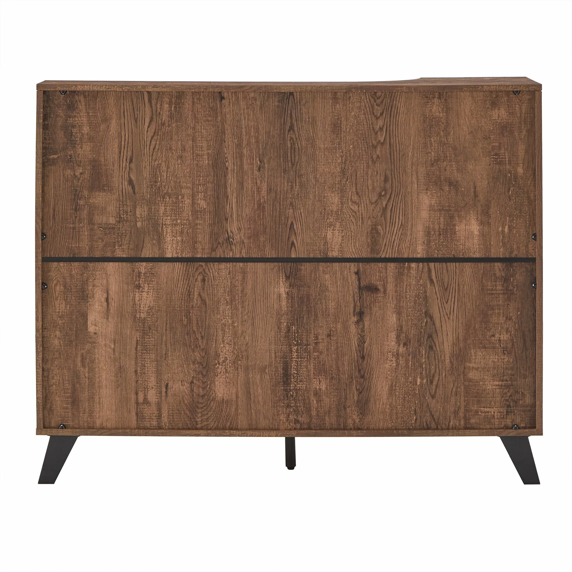 New 🤩 Audrey Oak Finish Black Leg Server By INSPIRE Q Modern 👍 - Image 11