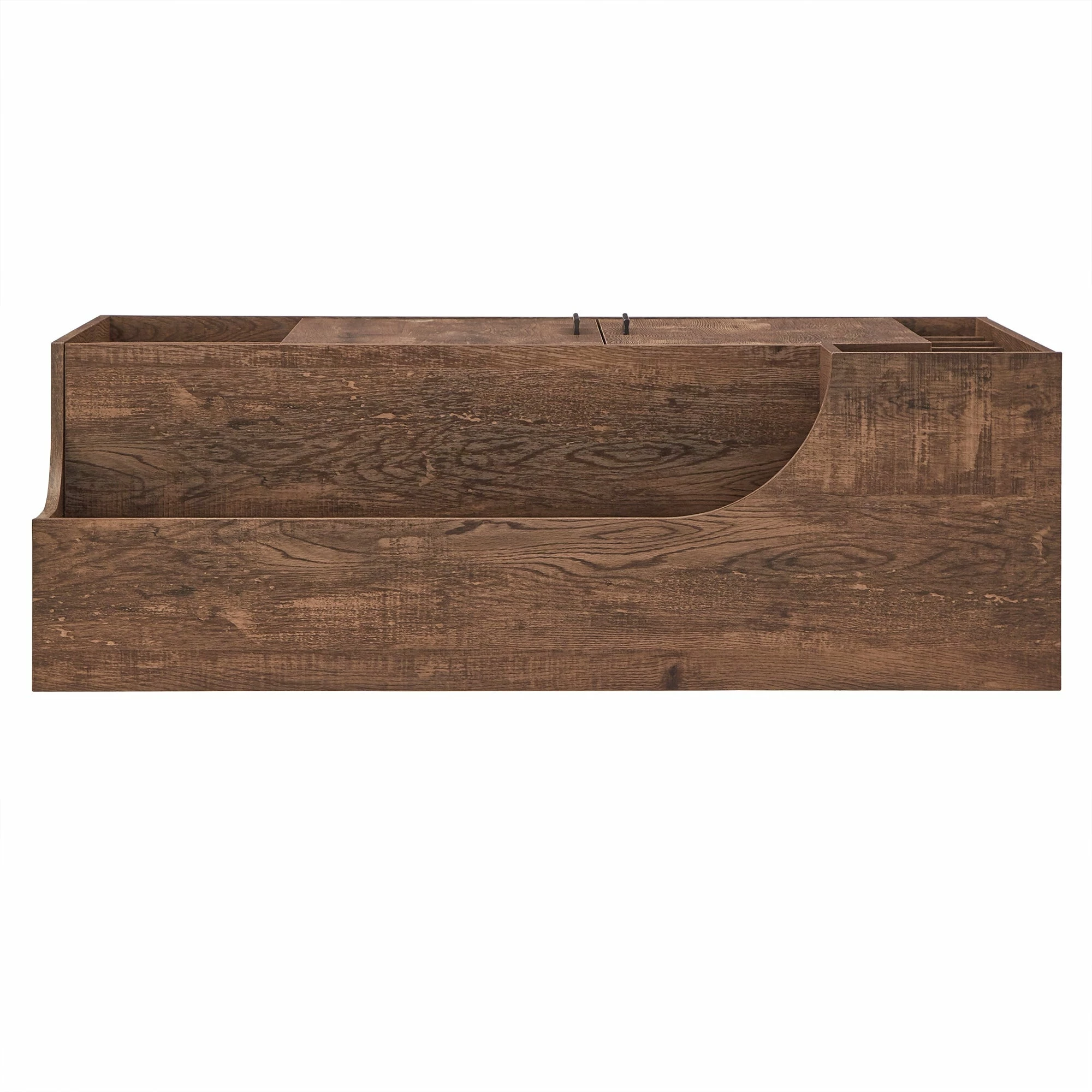 New 🤩 Audrey Oak Finish Black Leg Server By INSPIRE Q Modern 👍 - Image 12