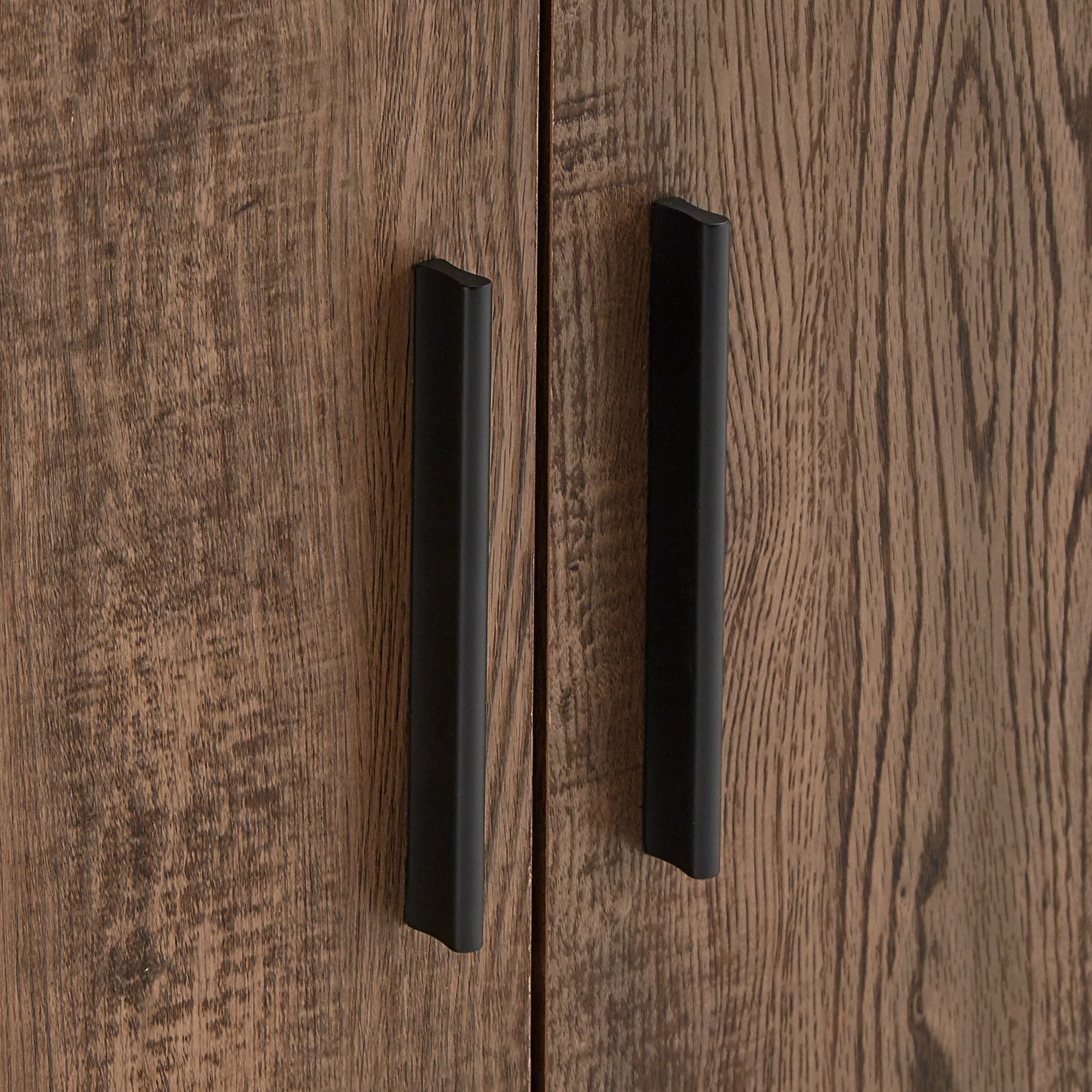 New 🤩 Audrey Oak Finish Black Leg Server By INSPIRE Q Modern 👍 - Image 15
