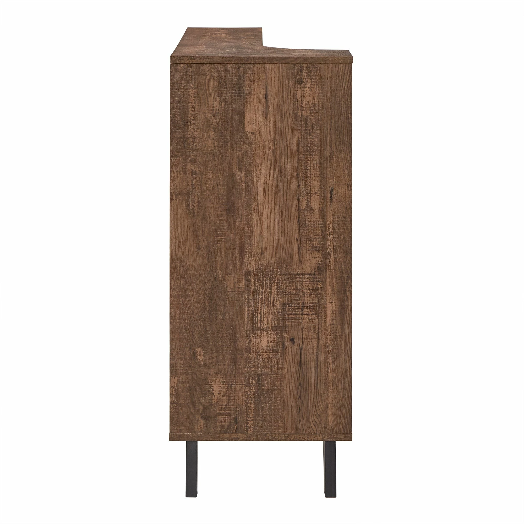 New 🤩 Audrey Oak Finish Black Leg Server By INSPIRE Q Modern 👍 - Image 10