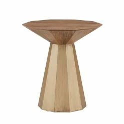 Outlet ❤️ Bach Antique Gold Reclaimed Style Decagon End Table By INSPIRE Q Bold ❤️ 9 Outlet ❤️ Bach Antique Gold Reclaimed Style Decagon End Table By INSPIRE Q Bold ❤️ -iNSPIRE Q shop Bach Antique Gold Reclaimed Wood Decagon End Table by iNSPIRE Q Bold 2