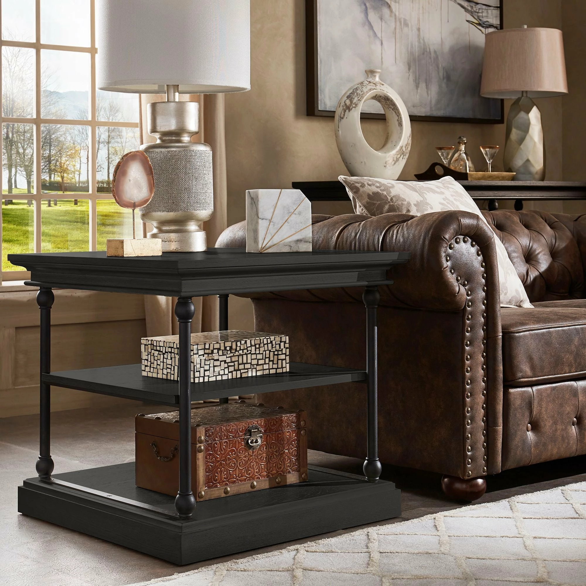 Best reviews of 👍 Barnstone Cornice Accent Storage Side Table By INSPIRE Q Artisan Black 🎁 1 Best reviews of 👍 Barnstone Cornice Accent Storage Side Table By INSPIRE Q Artisan Black 🎁