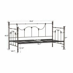 Wholesale 👏 Bellwood Victorian Iron Metal Daybed By INSPIRE Q Classic Antique White ✔️ 20 Wholesale 👏 Bellwood Victorian Iron Metal Daybed By INSPIRE Q Classic Antique White ✔️ -iNSPIRE Q shop Bellwood Victorian Iron Metal Daybed by iNSPIRE Q Classic 1