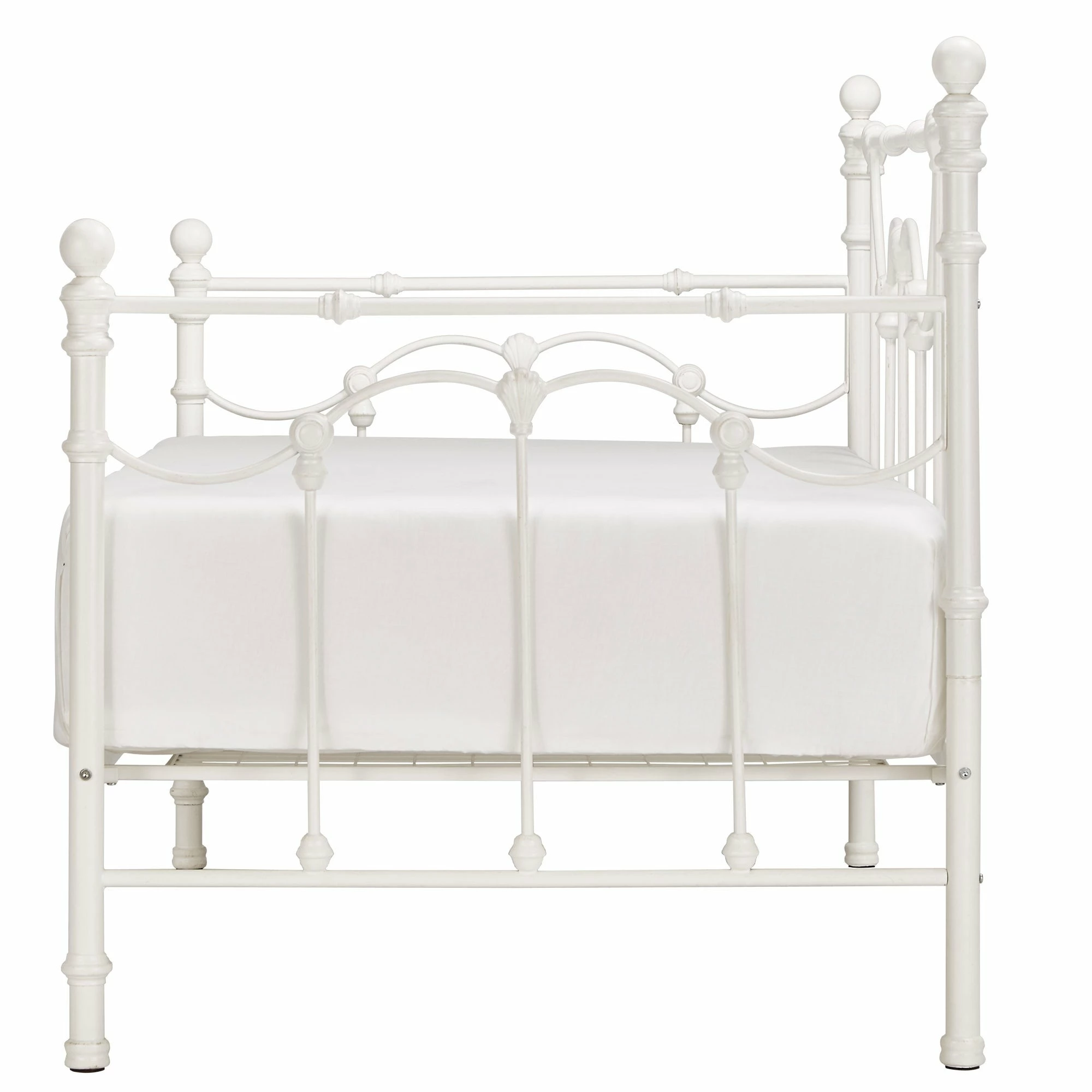 Wholesale 👏 Bellwood Victorian Iron Metal Daybed By INSPIRE Q Classic Antique White ✔️ 8 Wholesale 👏 Bellwood Victorian Iron Metal Daybed By INSPIRE Q Classic Antique White ✔️ - Image 8