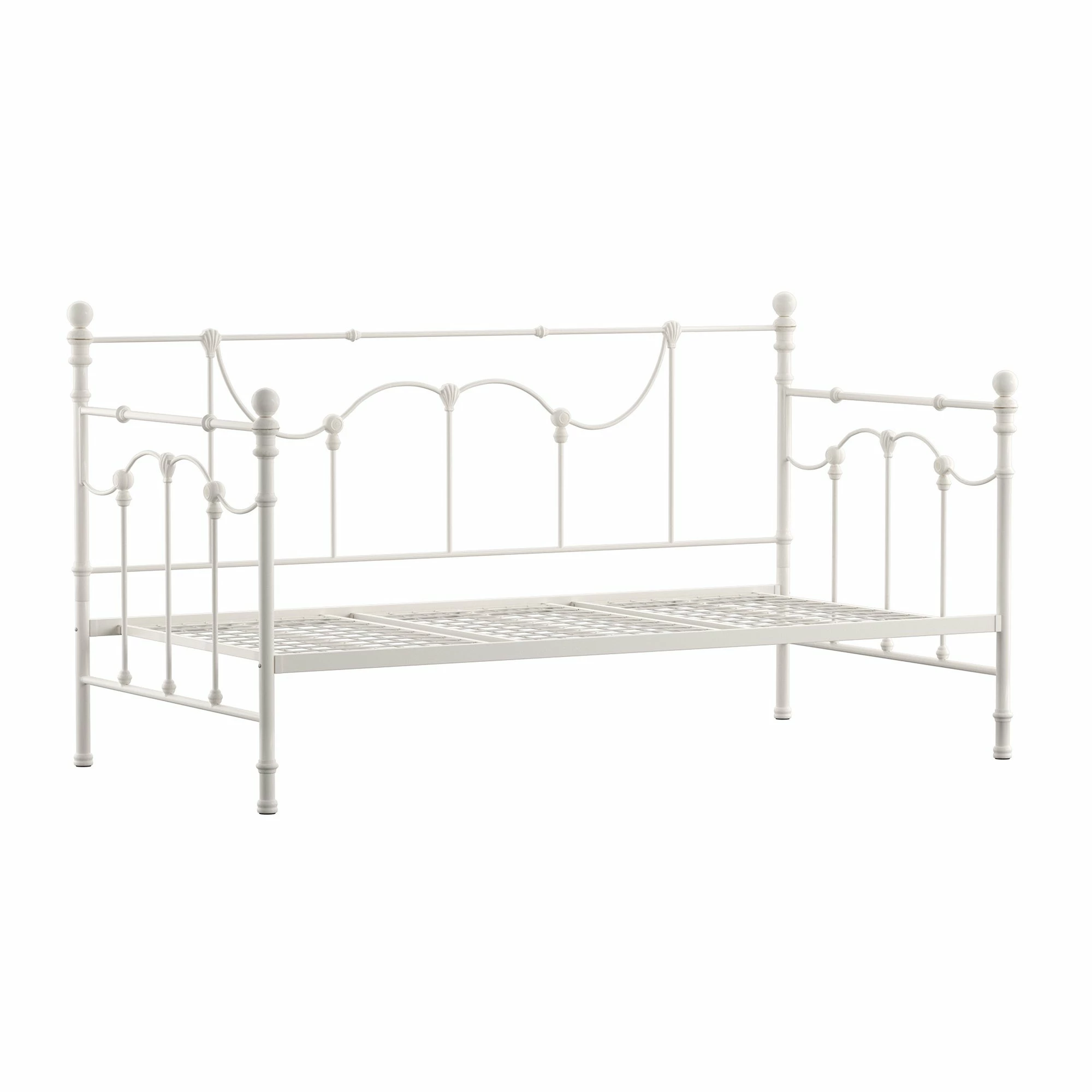 Wholesale 👏 Bellwood Victorian Iron Metal Daybed By INSPIRE Q Classic Antique White ✔️ 9 Wholesale 👏 Bellwood Victorian Iron Metal Daybed By INSPIRE Q Classic Antique White ✔️ - Image 9