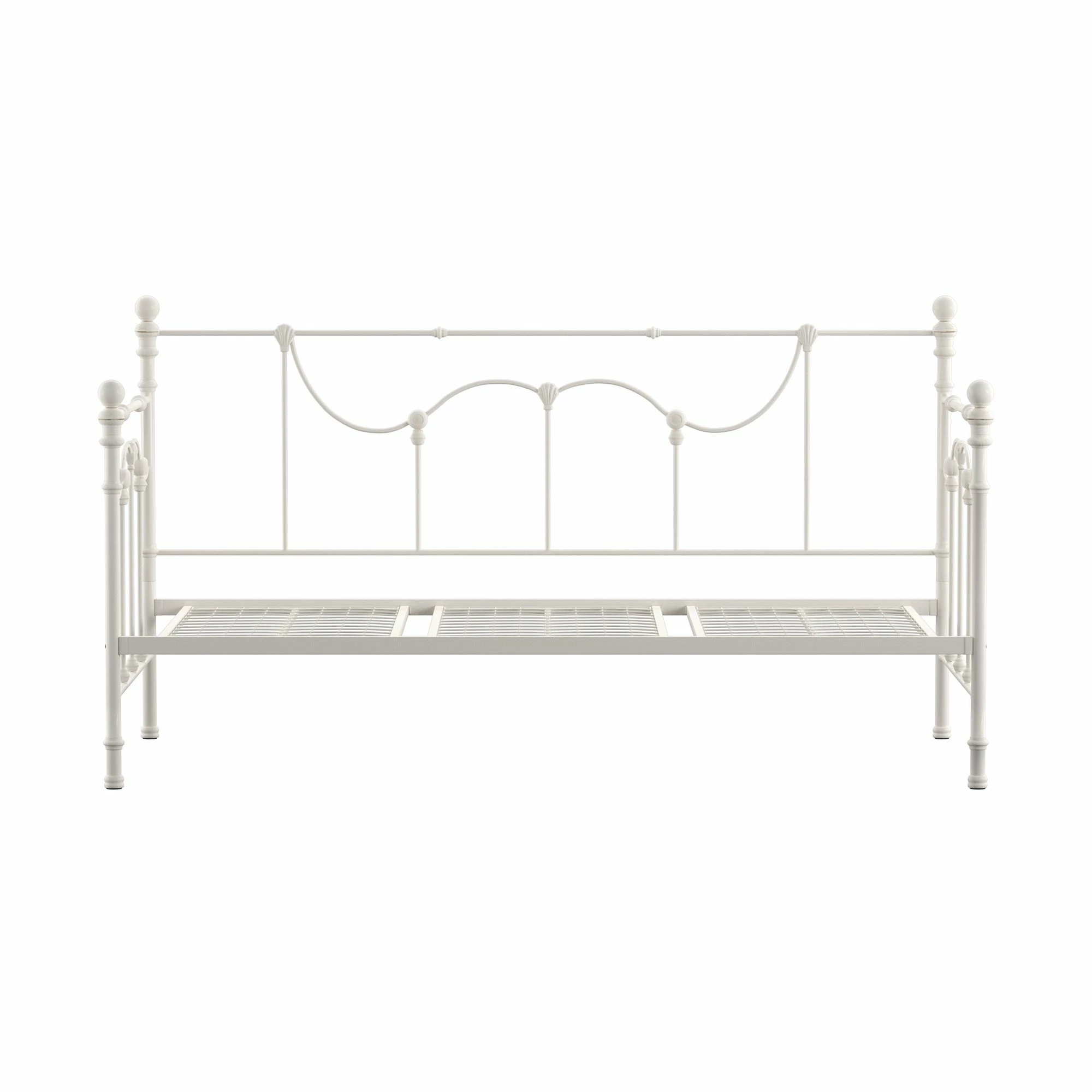 Wholesale 👏 Bellwood Victorian Iron Metal Daybed By INSPIRE Q Classic Antique White ✔️ 10 Wholesale 👏 Bellwood Victorian Iron Metal Daybed By INSPIRE Q Classic Antique White ✔️ - Image 10