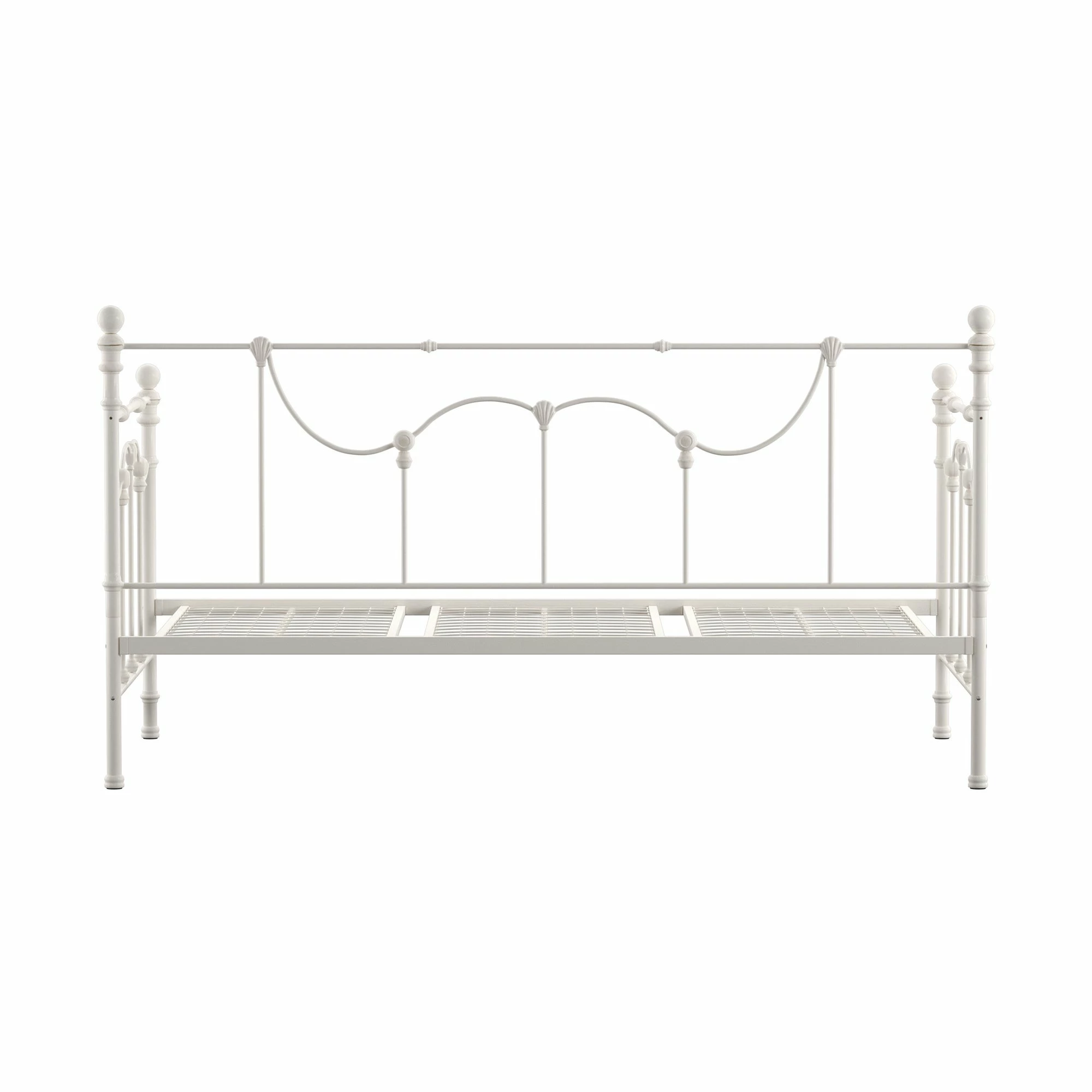 Wholesale 👏 Bellwood Victorian Iron Metal Daybed By INSPIRE Q Classic Antique White ✔️ 12 Wholesale 👏 Bellwood Victorian Iron Metal Daybed By INSPIRE Q Classic Antique White ✔️ - Image 12