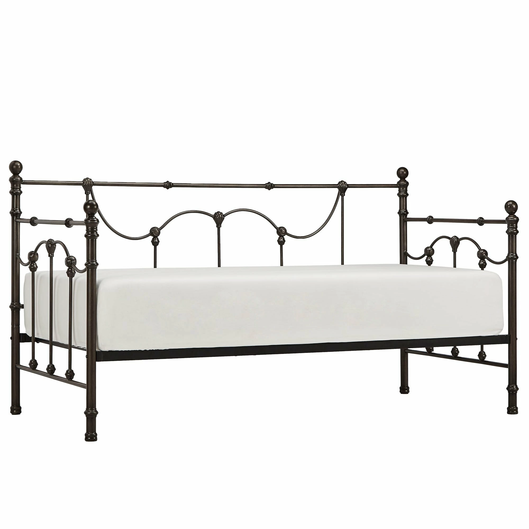 Wholesale 👏 Bellwood Victorian Iron Metal Daybed By INSPIRE Q Classic Antique White ✔️ 14 Wholesale 👏 Bellwood Victorian Iron Metal Daybed By INSPIRE Q Classic Antique White ✔️ - Image 14