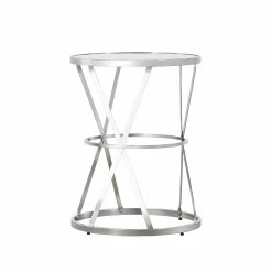 New 😉 Berke Mirrored Top Round End Side Table By INSPIRE Q Bold 💯 11 New 😉 Berke Mirrored Top Round End Side Table By INSPIRE Q Bold 💯 -iNSPIRE Q shop Berke Mirrored Top Round End Side Table by iNSPIRE Q Bold 1