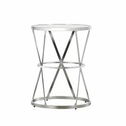 New 😉 Berke Mirrored Top Round End Side Table By INSPIRE Q Bold 💯 13 New 😉 Berke Mirrored Top Round End Side Table By INSPIRE Q Bold 💯 -iNSPIRE Q shop Berke Mirrored Top Round End Side Table by iNSPIRE Q Bold 3