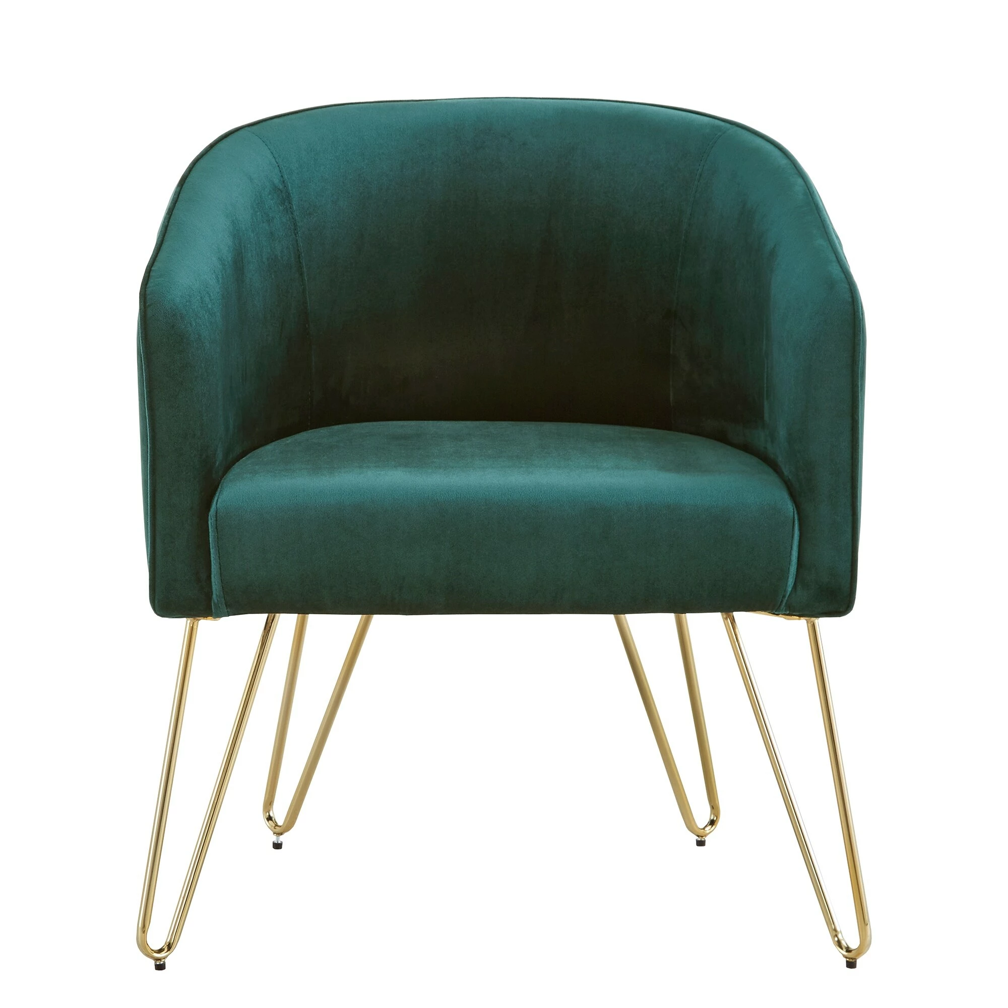 Top 10 🎁 Bette Gold Finish Velvet Accent Chair By INSPIRE Q Bold Dark Green Velvet 🛒 - Image 5