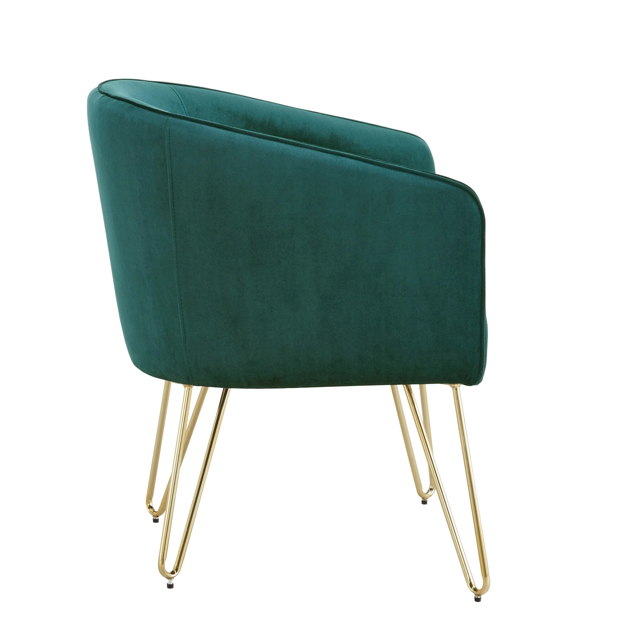 Top 10 🎁 Bette Gold Finish Velvet Accent Chair By INSPIRE Q Bold Dark Green Velvet 🛒 - Image 7