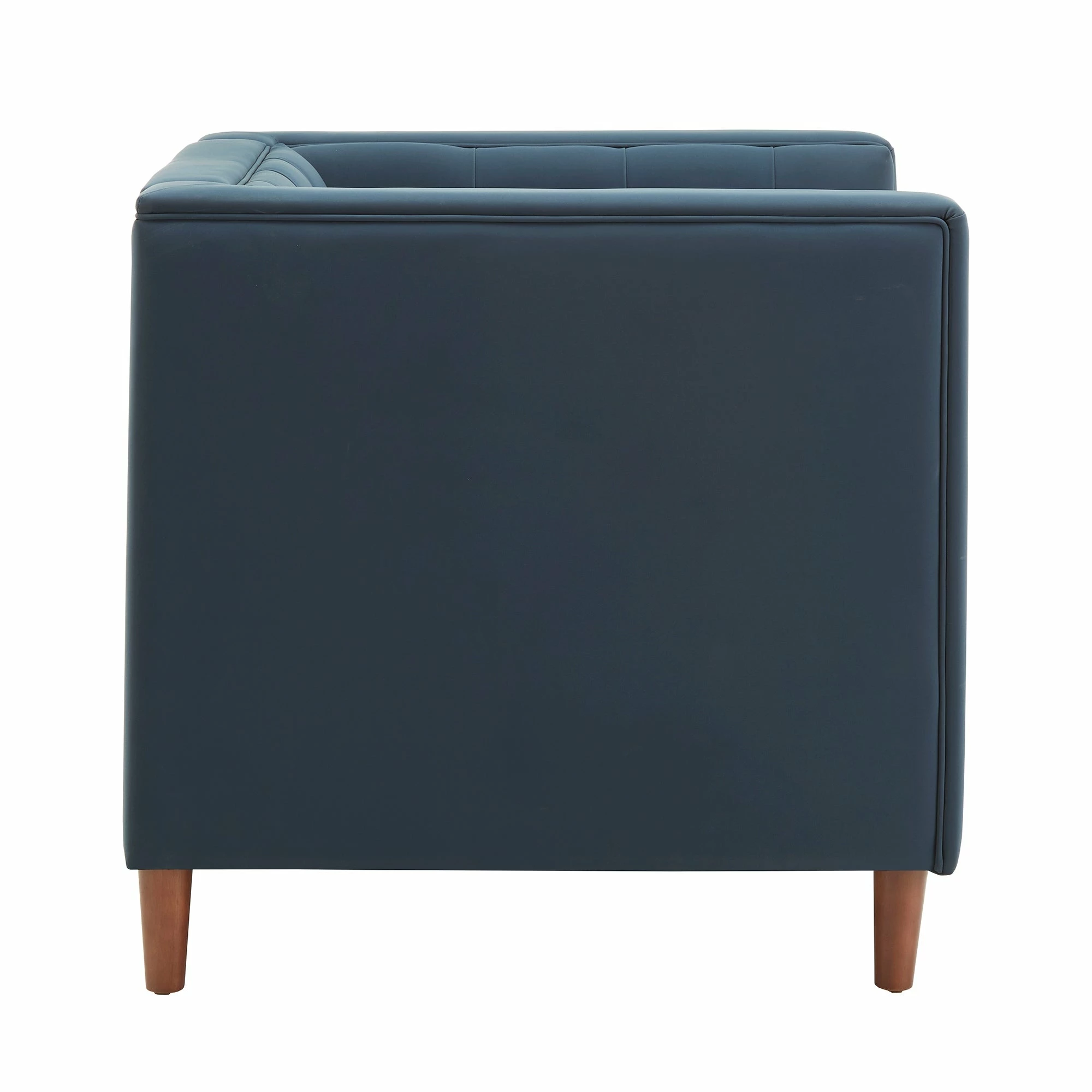 New 🎉 Beverly Tuxedo Faux Leather Arm Chair By INSPIRE Q Bold Beige ❤️ 8 New 🎉 Beverly Tuxedo Faux Leather Arm Chair By INSPIRE Q Bold Beige ❤️ - Image 8