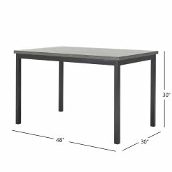 Promo 🌟 Brent Black Metal Dining Table By INSPIRE Q - Dining Table 🔥 -iNSPIRE Q shop Brent Black Metal Dining Table by Inspire Q 951a9161 199f 4206 9962 2d9c6c078245