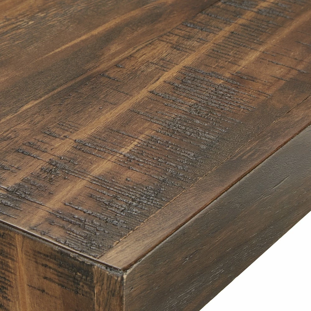 Best Pirce ❤️ Bryson Rustic X-Base Sofa Entryway Table By INSPIRE Q Classic Brown 🔔 - Image 15