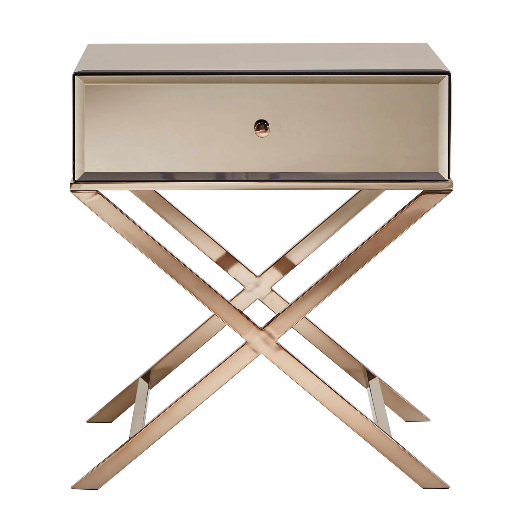 Best Sale ๐งจ Camille X Base Mirrored Accent Campaign Table By INSPIRE Q Bold Gold Champagne Finish ๐ฏ 14 Best Sale ๐งจ Camille X Base Mirrored Accent Campaign Table By INSPIRE Q Bold Gold Champagne Finish ๐ฏ - Image 14