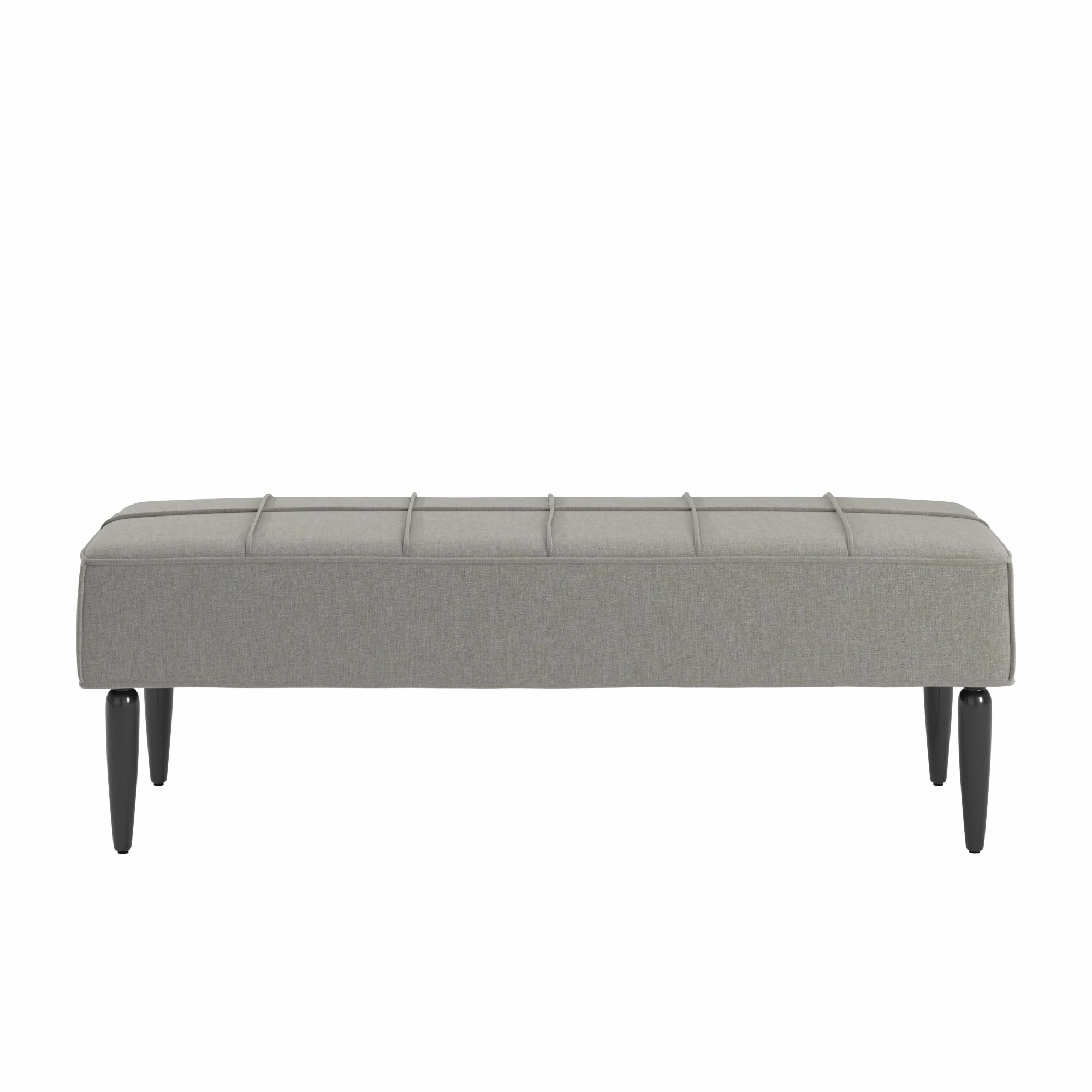 Wholesale ๐ Cassian Black Finish Linen Upholstered Bench By INSPIRE Q Modern Grey ๐งจ - Image 10