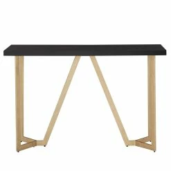 Discount ❤️ Cheyenne Black And Gold Metal Base Sofa Table By INSPIRE Q Modern ✨ 11 Discount ❤️ Cheyenne Black And Gold Metal Base Sofa Table By INSPIRE Q Modern ✨ -iNSPIRE Q shop Cheyenne Black and Gold Metal Base Sofa Table by iNSPIRE Q Modern 3