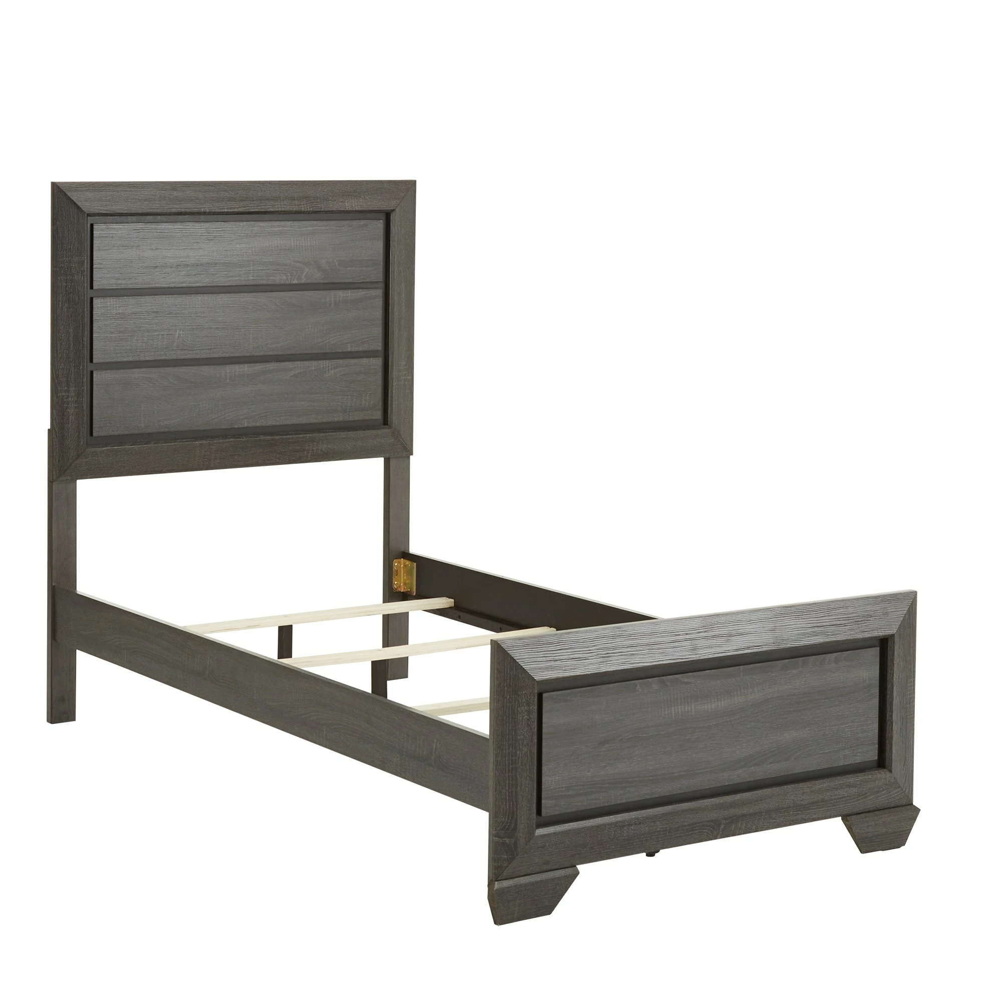 Cheapest 🌟 Corbett Transitional Grey Wood Panel Twin Bed By INSPIRE Q Classic ⭐ 5 Cheapest 🌟 Corbett Transitional Grey Wood Panel Twin Bed By INSPIRE Q Classic ⭐ - Image 5