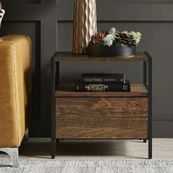 Budget 🤩 Corey Rustic Brown Accent Tables By INSPIRE Q Modern Cocktail Table And End Table 🥰 -iNSPIRE Q shop Corey Rustic Brown Accent Tables by iNSPIRE Q Modern cb205585 fba0 4e7e a39b 13911667f3a8 1000