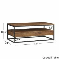 Budget 🤩 Corey Rustic Brown Accent Tables By INSPIRE Q Modern Cocktail Table And End Table 🥰 -iNSPIRE Q shop Corey Rustic Brown Accent Tables by iNSPIRE Q Modern f6326cd4 83ed 4202 9d77 0f8e745a38d8 1000