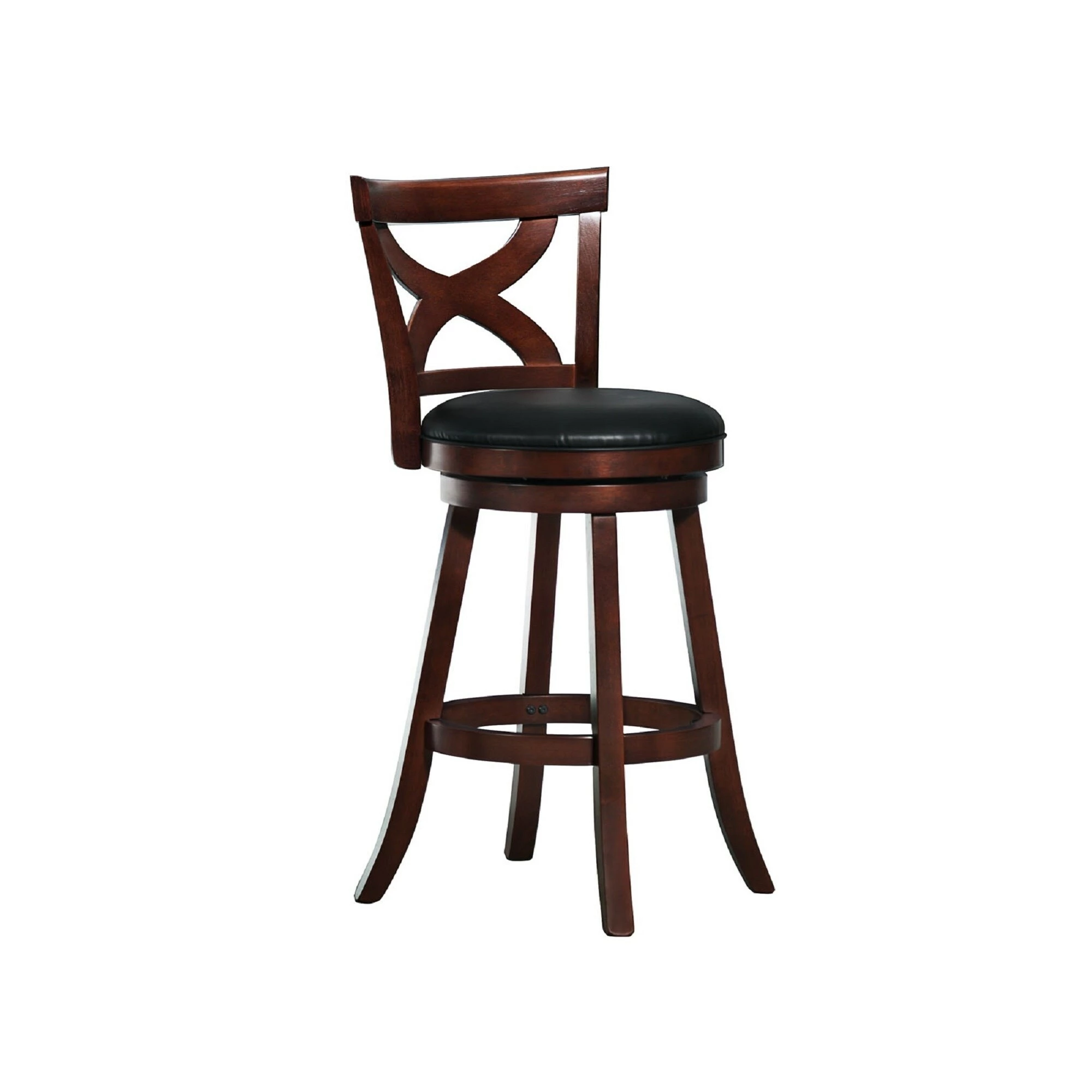 Brand new ⌛ Crosby Cherry X-back 29-inch Swivel High Back Barstool By INSPIRE Q Classic 🥰 3 Brand new ⌛ Crosby Cherry X-back 29-inch Swivel High Back Barstool By INSPIRE Q Classic 🥰 - Image 3