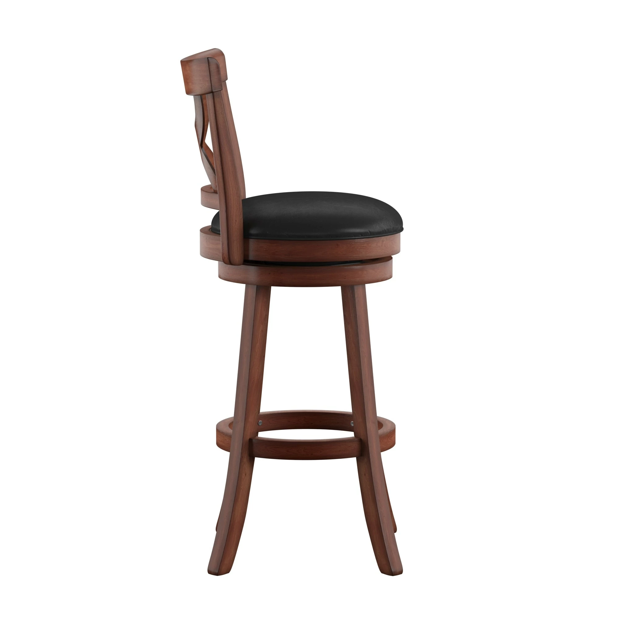 Brand new ⌛ Crosby Cherry X-back 29-inch Swivel High Back Barstool By INSPIRE Q Classic 🥰 4 Brand new ⌛ Crosby Cherry X-back 29-inch Swivel High Back Barstool By INSPIRE Q Classic 🥰 - Image 4