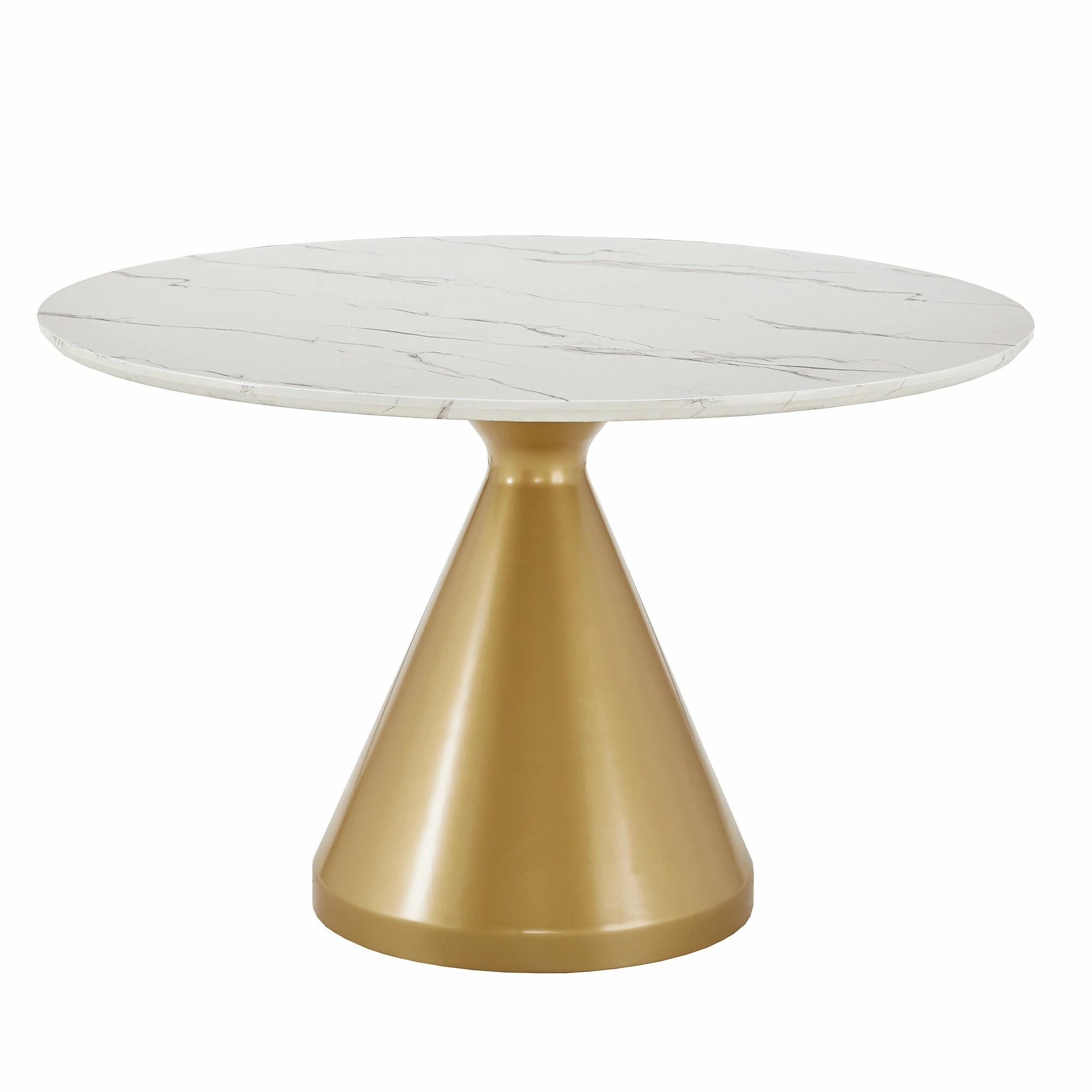 Budget 🥰 Darcy 46" Wide Faux Marble Round Dining Table By INSPIRE Q Bold 😀 4 Budget 🥰 Darcy 46" Wide Faux Marble Round Dining Table By INSPIRE Q Bold 😀 - Image 4