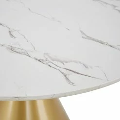 Budget 🥰 Darcy 46" Wide Faux Marble Round Dining Table By INSPIRE Q Bold 😀 15 Budget 🥰 Darcy 46" Wide Faux Marble Round Dining Table By INSPIRE Q Bold 😀 -iNSPIRE Q shop Darcy 4622 Wide Faux Marble Round Dining Table by iNSPIRE Q Bold 6