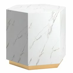 Flash Sale 🎉 Darcy Faux Marble End Table By INSPIRE Q Bold White ⌛ 23 Flash Sale 🎉 Darcy Faux Marble End Table By INSPIRE Q Bold White ⌛ -iNSPIRE Q shop Darcy Faux Marble End Table by iNSPIRE Q Bold 10