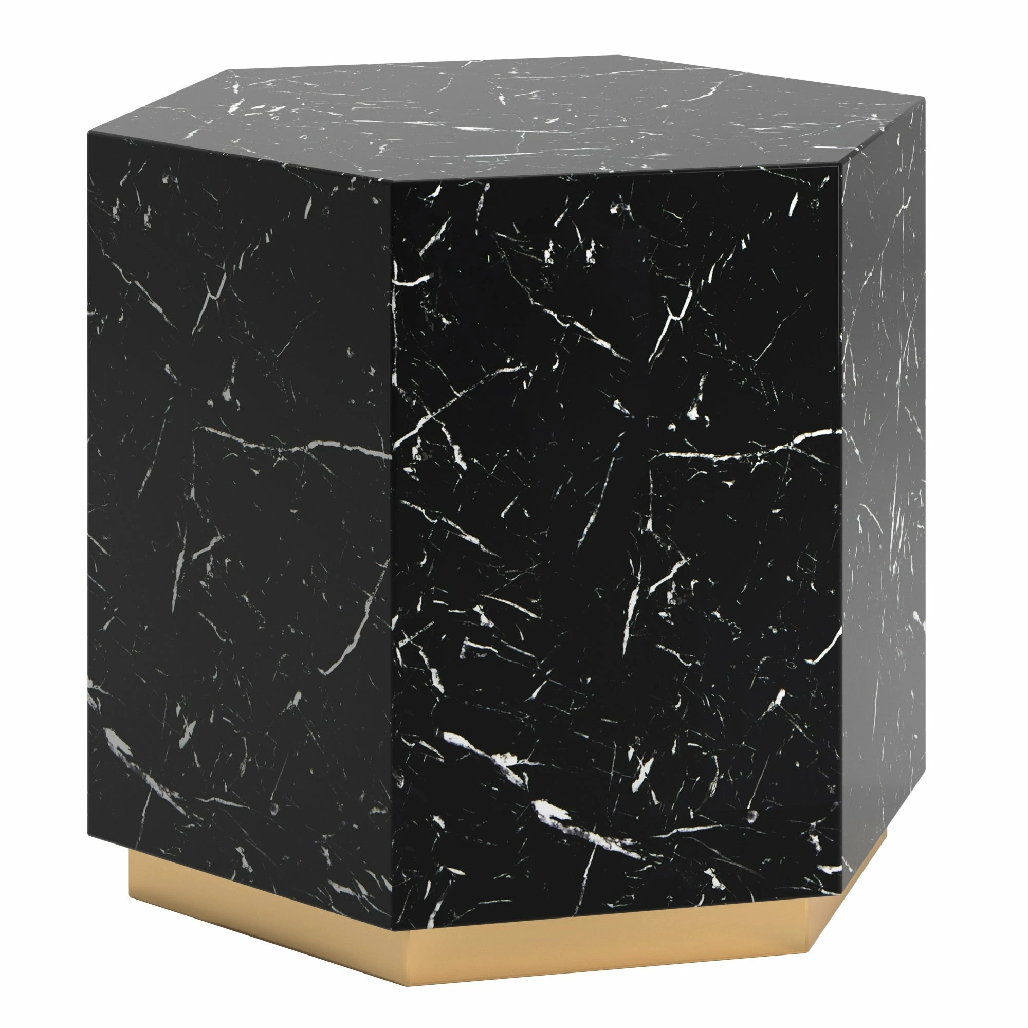 Flash Sale 🎉 Darcy Faux Marble End Table By INSPIRE Q Bold White ⌛ 8 Flash Sale 🎉 Darcy Faux Marble End Table By INSPIRE Q Bold White ⌛ - Image 8
