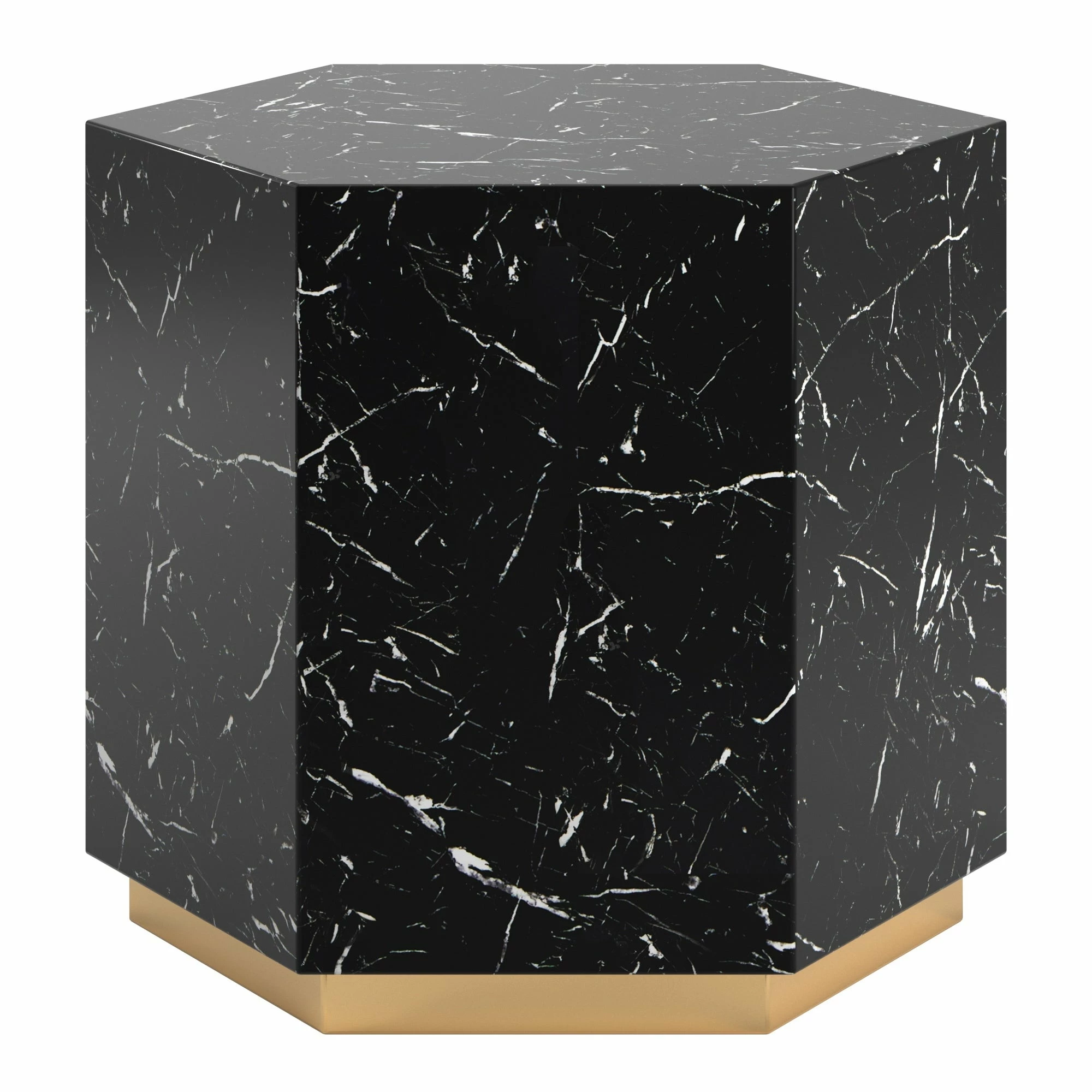 Flash Sale 🎉 Darcy Faux Marble End Table By INSPIRE Q Bold White ⌛ 9 Flash Sale 🎉 Darcy Faux Marble End Table By INSPIRE Q Bold White ⌛ - Image 9