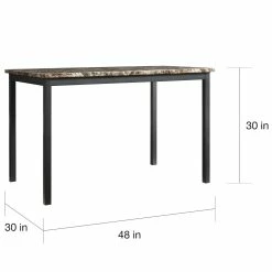 Buy ๐งจ Darcy II Faux Marble Top Black Metal 5-piece Casual Dining Set By INSPIRE Q Bold โค๏ธ 16 Buy ๐งจ Darcy II Faux Marble Top Black Metal 5-piece Casual Dining Set By INSPIRE Q Bold โค๏ธ -iNSPIRE Q shop Darcy II Faux Marble Top Black Metal 5 piece Casual Dining Set by iNSPIRE Q Bold f50ef1e3 e894 4f65 962e a1239be3f5c4