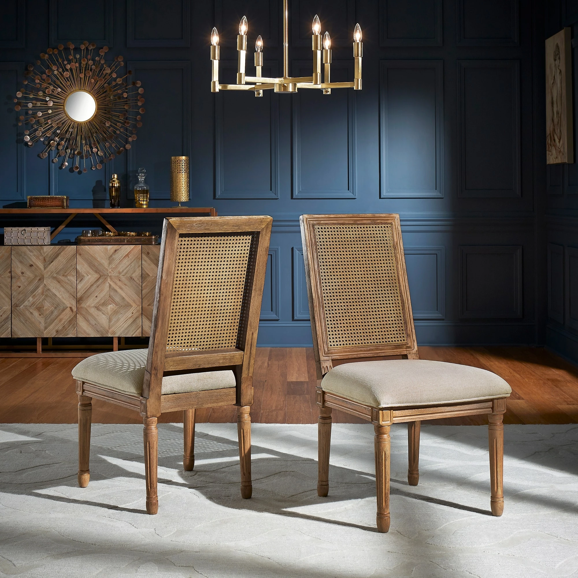Deals 🎉 Deana Rectangular Linen And Wood Dining Chairs (Set Of 2) By INSPIRE Q Artisan Beige Finish ⌛ 7 Deals 🎉 Deana Rectangular Linen And Wood Dining Chairs (Set Of 2) By INSPIRE Q Artisan Beige Finish ⌛ - Image 7