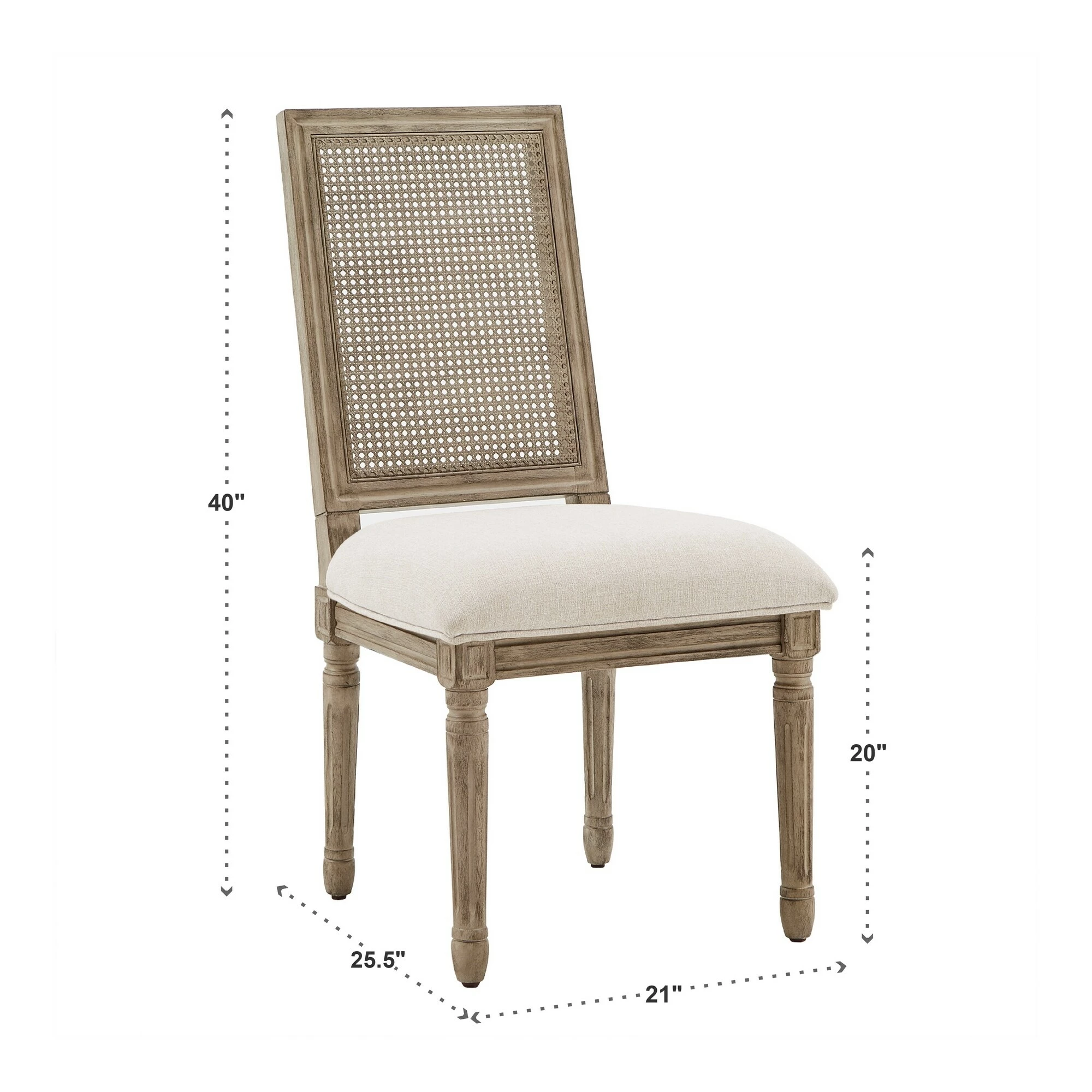 Deals 🎉 Deana Rectangular Linen And Wood Dining Chairs (Set Of 2) By INSPIRE Q Artisan Beige Finish ⌛ 10 Deals 🎉 Deana Rectangular Linen And Wood Dining Chairs (Set Of 2) By INSPIRE Q Artisan Beige Finish ⌛ - Image 10