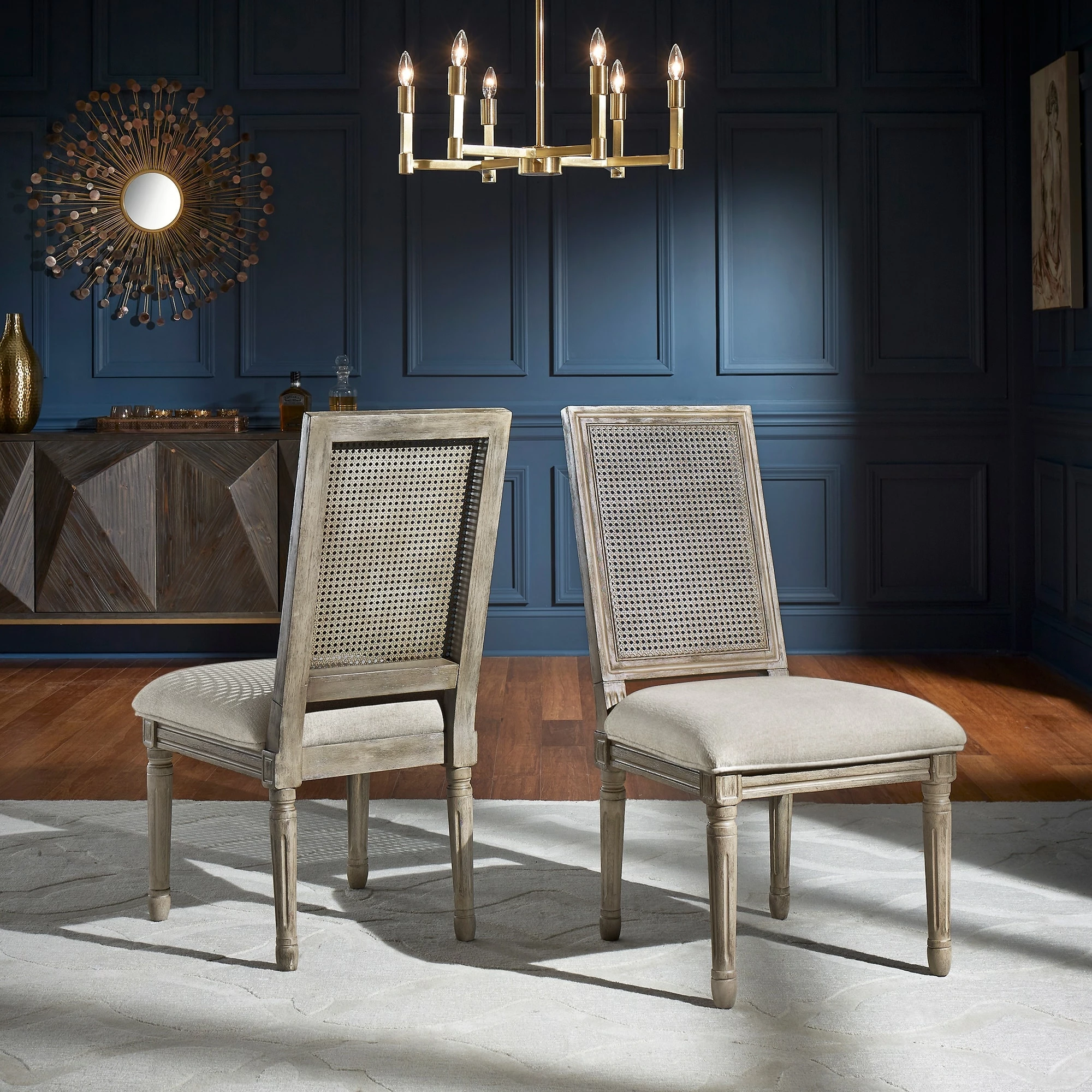 Deals 🎉 Deana Rectangular Linen And Wood Dining Chairs (Set Of 2) By INSPIRE Q Artisan Beige Finish ⌛ 1 Deals 🎉 Deana Rectangular Linen And Wood Dining Chairs (Set Of 2) By INSPIRE Q Artisan Beige Finish ⌛