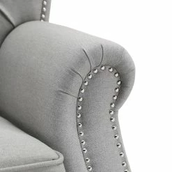 Deals 😉 Dorothy Grey Fabric Button Tufted Sofa With Nailhead Trim By INSPIRE Q Classic 👏 15 Deals 😉 Dorothy Grey Fabric Button Tufted Sofa With Nailhead Trim By INSPIRE Q Classic 👏 -iNSPIRE Q shop Dorothy Grey Fabric Button Tufted Sofa with Nailhead Trim by iNSPIRE Q Classic 6