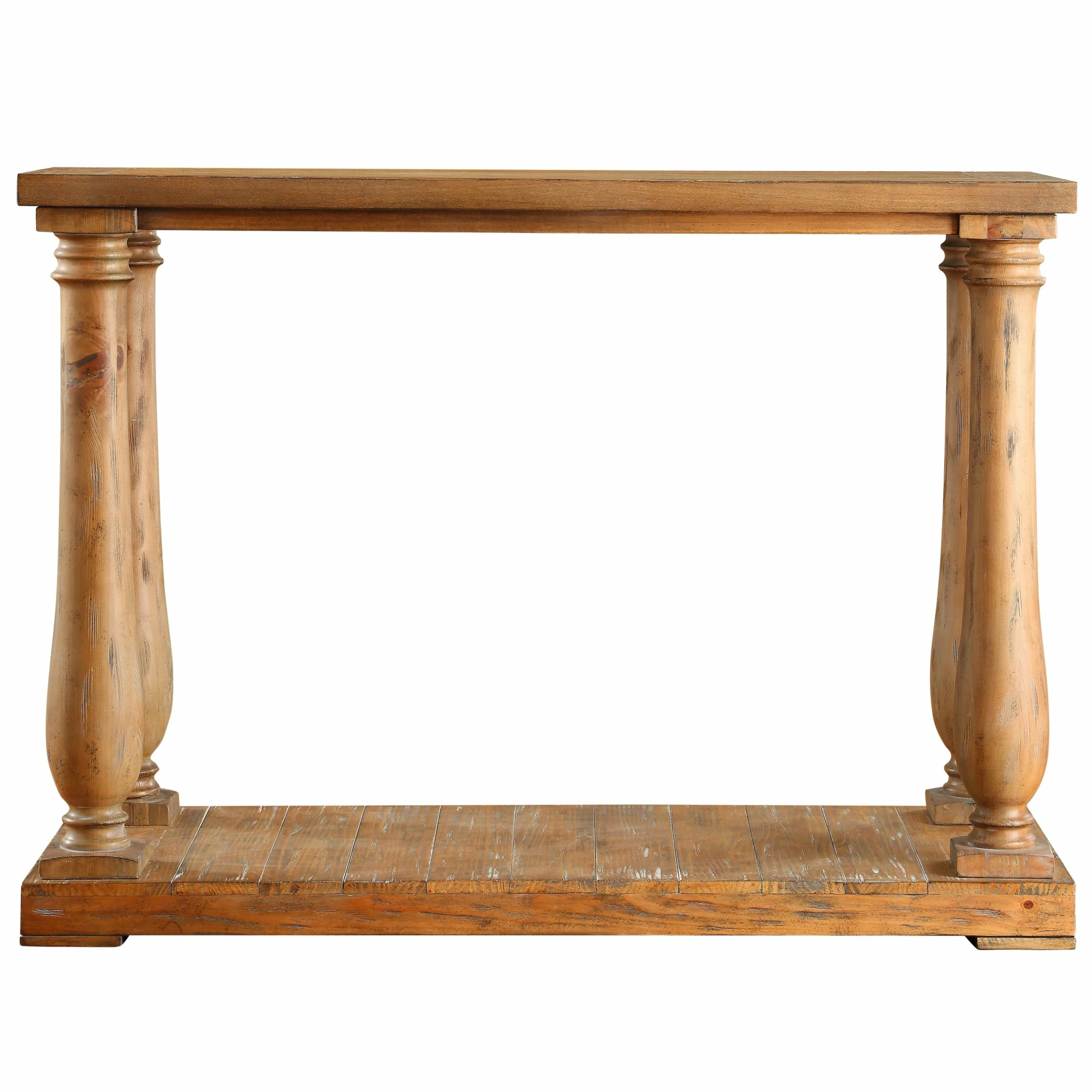 Brand new 🌟 Edmaire Rustic Baluster TV Stand By INSPIRE Q Artisan Natural ⌛ 8 Brand new 🌟 Edmaire Rustic Baluster TV Stand By INSPIRE Q Artisan Natural ⌛ - Image 8