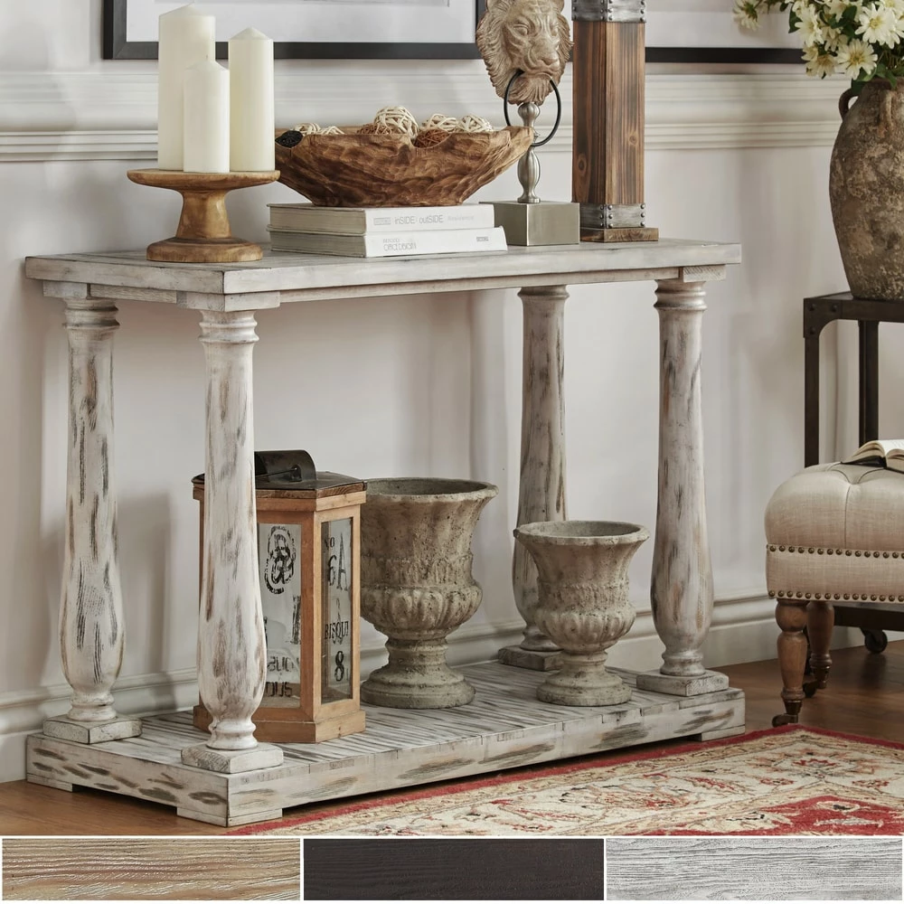 Brand new 🌟 Edmaire Rustic Baluster TV Stand By INSPIRE Q Artisan Natural ⌛ 1 Brand new 🌟 Edmaire Rustic Baluster TV Stand By INSPIRE Q Artisan Natural ⌛