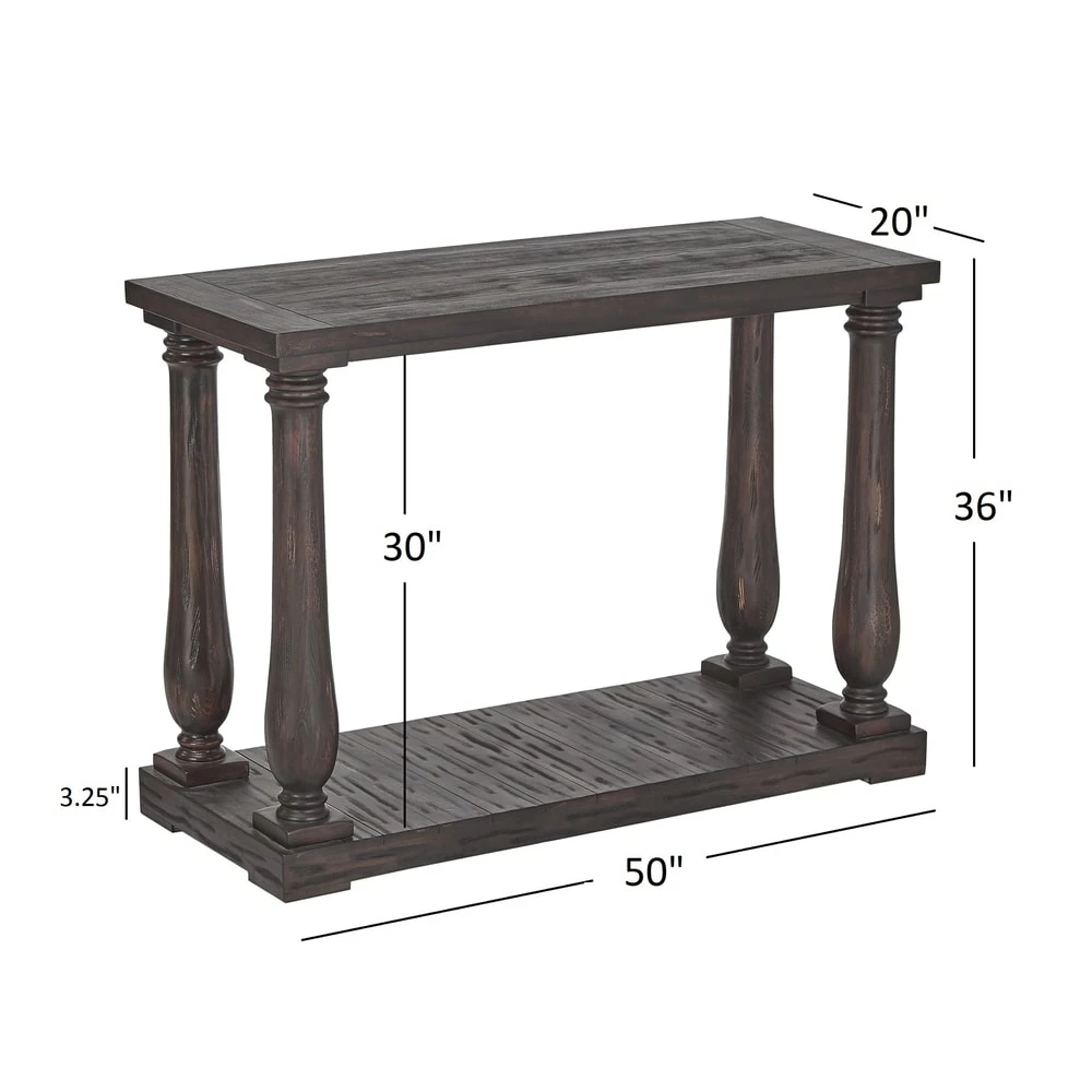 Brand new 🌟 Edmaire Rustic Baluster TV Stand By INSPIRE Q Artisan Natural ⌛ 12 Brand new 🌟 Edmaire Rustic Baluster TV Stand By INSPIRE Q Artisan Natural ⌛ - Image 12