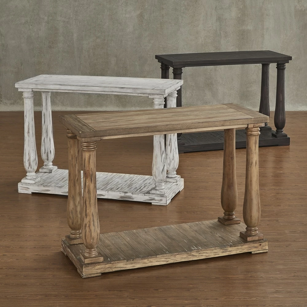 Brand new 🌟 Edmaire Rustic Baluster TV Stand By INSPIRE Q Artisan Natural ⌛ 2 Brand new 🌟 Edmaire Rustic Baluster TV Stand By INSPIRE Q Artisan Natural ⌛ - Image 2
